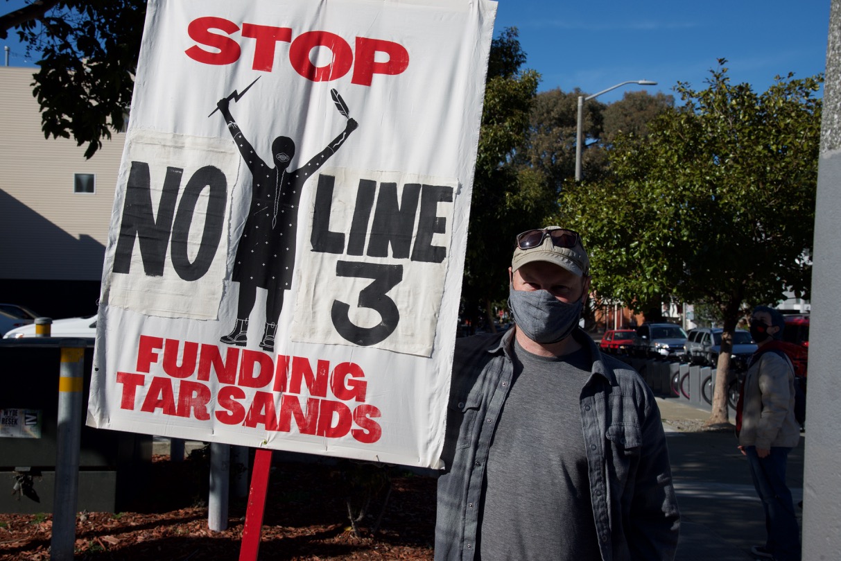 XRSFBay Confront Chase Bank in Solidarity with 'Stop Line 3' Indigenous Water Protectors in Minnesota:March 11th, 2021